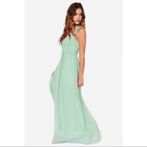 Lulus Mint Green Maxi Dress XS